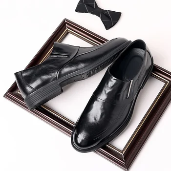 Мужские кожаные Оксфордские удобные модельные туфли Originals на шнуровке, официальные деловые повседневные туфли-дерби для мужчин