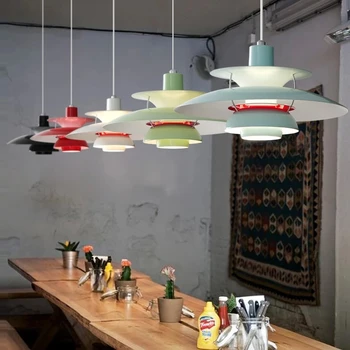 Светильник PH5 в скандинавском стиле, датская творческая личность, гостиная, спальня, кабинет, Минималистичный современный ресторан, бар, подвесной светильник