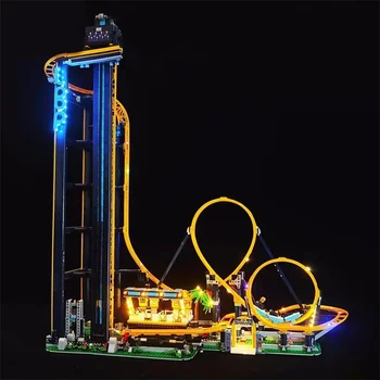 НОВЫЙ Совместимый 10303 Loop Coaster Парк развлечений 3756шт Модель Строительного блока City Bricks Наборы Игрушек для детей Рождественский Подарок