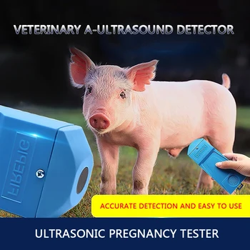 Портативный ультразвуковой сканер для свиней, оборудование для ультразвукового ветеринарного тестирования на беременность, Ультразвуковой детектор