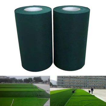 Лента для соединения искусственной травы длиной 10 м, Садовый Зеленый Синтетический газонный ковер, реалистичные ленты для соединения швов без клея, ковер Alfombra