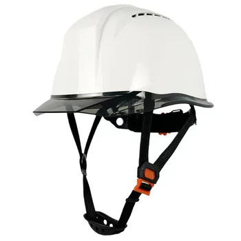 Защитный шлем CE С прозрачными полями, Вентилируемый Строительный шлем, Жесткая кепка из ABS, Модный Дышащий Легкий защитный шлем