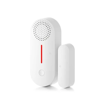 Беспроводной детектор сигнализации Tuya Wifi, безопасная охранная сигнализация, пульт дистанционного управления для домашней двери, окна.