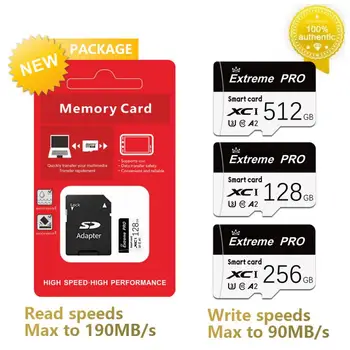 Memroy Card 128 ГБ Micro TF SD-Карта 2 ТБ 1 ТБ 512 ГБ 256 ГБ водонепроницаемая Высокоскоростная Флэш-карта cartao de memoria для nintendo
