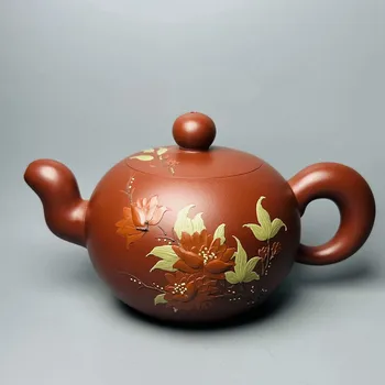 Китайский Глиняный Чайник Yixing Zisha Из бисера Yan Ping 360 мл