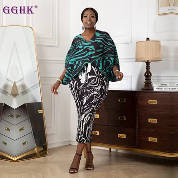 GGHK Miyake Foldes 2023 Новое Высококачественное Платье С Принтом, Модное Платье С рукавом 