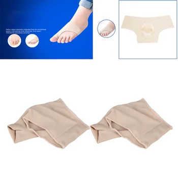 Пара ортопедических средств для ухода за больными при вальгусной деформации пальца стопы с отдельной коррекцией