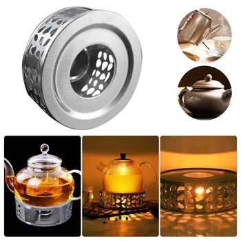 Нагреватель для чайника на подставке из нержавеющей стали, нагреватель на круглом основании, подсвечник для кофе и молока, плита, валентинки оптом