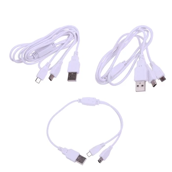 Многофункциональный кабель для зарядки 2 в 1 от USB до Micro USB Кабель Mini-usb шнур