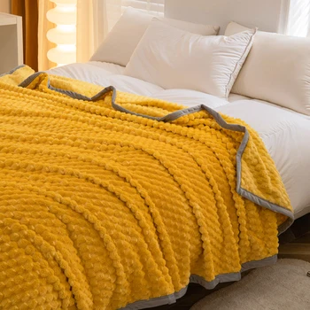 Супер Мягкое зимнее плюшевое одеяло для кровати, диванное одеяло, утолщенное теплое диванное полотенце, Рождественские одеяла, покрывало на кровать 담요