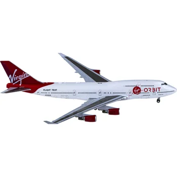 Масштаб 1:400 XX40036 Virgin Orbit Boeing 747-400 N744VG Миниатюрная Модель Самолета Из Литого Сплава, Коллекция Сувениров, Игрушки Для Мальчиков
