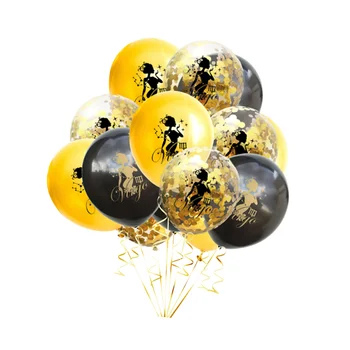15 шт. свадебного макета, сочетание прозрачных воздушных шаров, Фиолетовые украшения для детей с Днем рождения