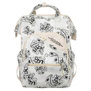 Дорожный женский водонепроницаемый холщовый рюкзак, повседневная молодежная женская школьная сумка, Женские сумки через плечо большой емкости, рюкзак