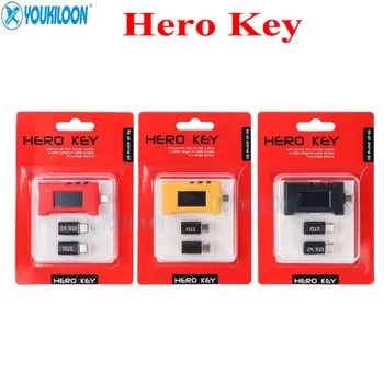 Новый оригинальный ключ HERO KEY 2023 года выпуска с EDL V2 и адаптером STD (цвет товара выбирается случайным образом)