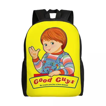 Рюкзак для ноутбука Good Guys Child's Play для женщин и мужчин, базовая сумка для книг для студентов колледжа, рюкзак большой емкости Chucky Bags
