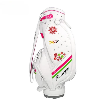 Стандартная сумка для гольфа большой емкости, женские водонепроницаемые сумки для гольфа, дорожная авиационная сумка, вышитая сумка для хранения Lady Club TBZB002