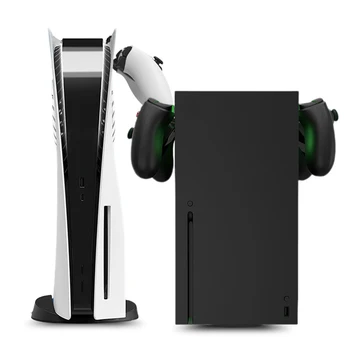 Стойка для игровых гарнитур Кронштейн для игрового контроллера, установленный сбоку консоли, Компактные Аксессуары для предотвращения падения для Xbox Series X PS5