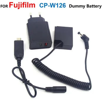 CP-W126 NP-W126 Поддельный Аккумулятор + Адаптер Зарядного Устройства PD + Кабель USB C Для Fujifilm X100V XH1 XA2 XA1 XA5 XH1 XT200 XT1 XT2 XT3 X100F