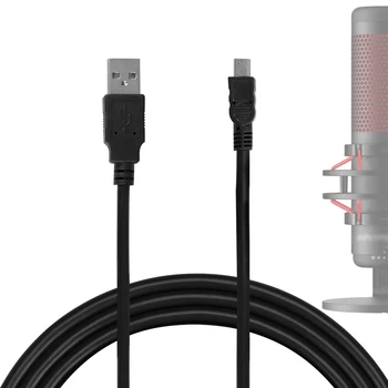 Geekria for Creators Кабель микрофона Micro USB-USB 10 футов / 300 см, совместимый с HyperX QuadCast SAMSON Meteor