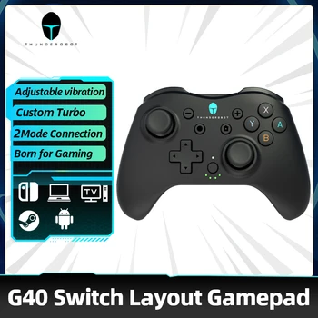 Игровой контроллер Thunderobot G40, проводной вибрационный геймпад Buletooth для ПК с Windows, игровой контроллер STEAM TV, джойстик для джойстика
