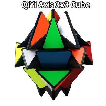 [Funcube] Волшебный Куб QiYi Axis QIYI Axis 3x3 Cubo Magico Головоломка Меняется Неравномерно Куб Jinggang с Матовой наклейкой 3x3x3 Корпус