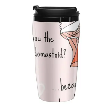 Новая грудино-ключично-сосцевидная кофейная кружка Pun Travel Coffee Mug Coffee Cup To Go Thermo Coffee Mug