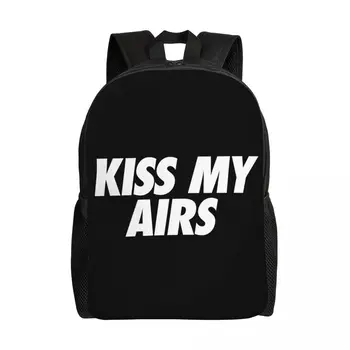 Персонализированный рюкзак Kiss My Airs для женщин и мужчин, повседневная сумка для книг для школы, сумки для колледжа