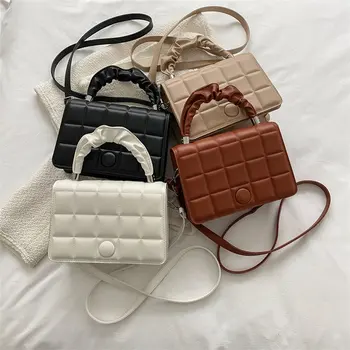 Высококачественная решетчатая женская сумочка и сумки 2023 Известного дизайнерского бренда, сумки через плечо, роскошные модные маленькие квадратные сумки