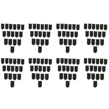 18-контактные накладки для пальцев из углеродного волокна для мобильных игр PUBG, накладки для пальцев с экраном, черно-желтые (128 шт.)