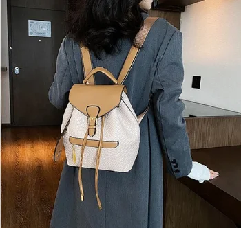 Роскошный Корейский Дизайнерский Женский рюкзак из высококачественной кожи, модные маленькие дорожные рюкзаки, сумки через плечо, мужская тотализатор, сумка через плечо