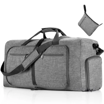 Спортивная водонепроницаемая складная мужская сумка для путешествий, вместительная спортивная сумка, женская Большая сумка для багажа, Оксфорд, Большая сумка для фитнеса, дорожная сумка