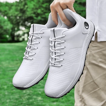Профессиональная обувь для гольфа, мужская Новая обувь для гольфистов, нескользящие кроссовки для ходьбы, уличная роскошная обувь для ходьбы, Большой размер