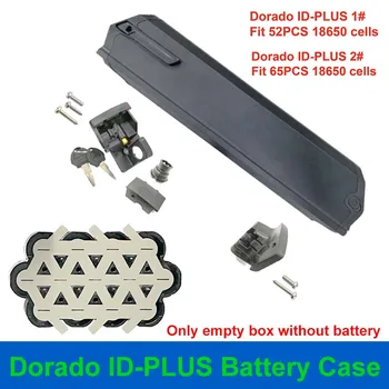 ID-PLUS Dorado Battery Case Подходит для 52ШТ 65ШТ 18650 Ячеек 36V 48V Dorado ID PLUS Box Никелевая Полоса 30A BMS Для Самодельного Аккумулятора Электронного велосипеда