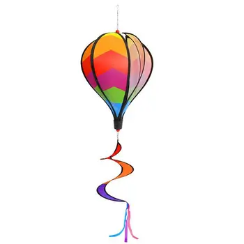 Ветряные блесны для воздушных шаров в Радужную полоску Ветрозащитный носок для сада и двора на открытом воздухе/ Реклама для украшения дома, Промоушен спортивных Мероприятий